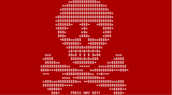 PETYA ransomware overwrites MBR causing a blue screen of death