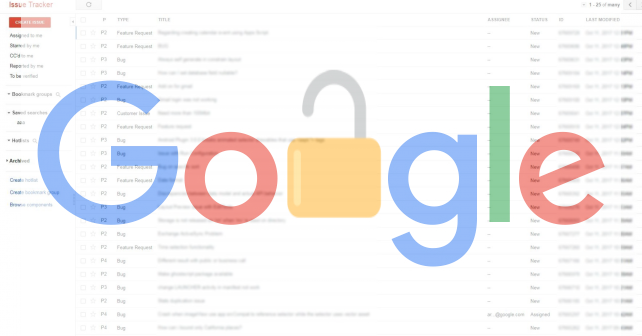 Vulnerabilities in Google Issue Tracker exposed details about unpatched flaws