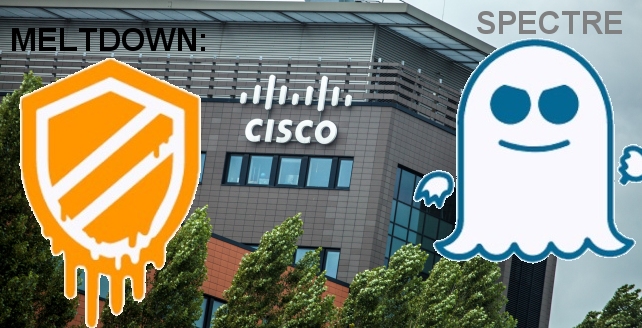 Cisco is going to release security patches for Meltdown and Spectre attacks