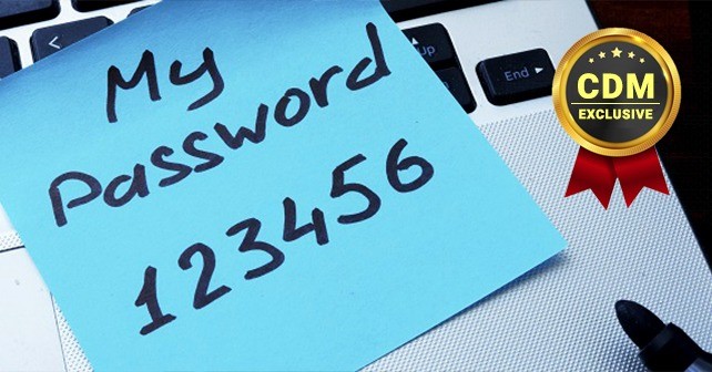 Password security: It&#8217;s like sellotaping your house key to the front door&#8230;